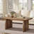 47" Rustic Brown Rectangle Coffee Table