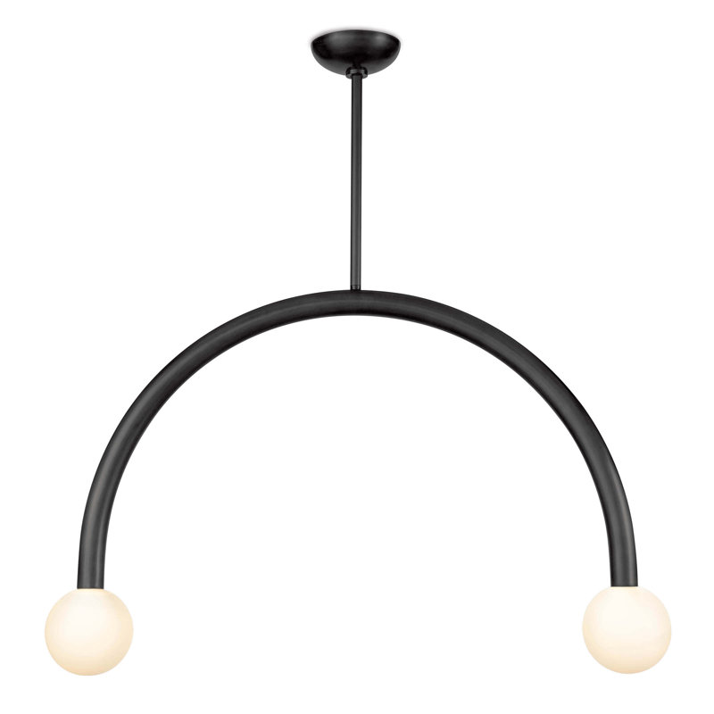 Happy Pendant, Oil Rubbed Bronze, 21.25" H x 33.5" W x 5" D