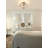 3-Light Semi Flush Mount Ceiling Light Clear Glass-1618663111