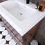 Meuble-lavabo simple 24 po avec surface solide Saunder-2038614344-2038614345