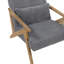 Chaise d'appoint rembourrée avec coussin-317353421