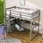 Gracilynn Twin 2 Drawers Wood Loft Bed with Built-in-Desk and Shelves by Harriet Bee-1933649255