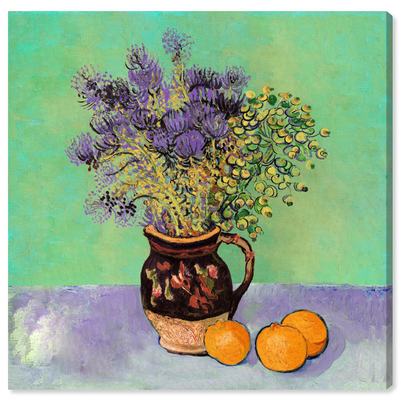 Floral et botanique, nature morte par Vincent, H 12 po x l 12 po x P 0,8 po