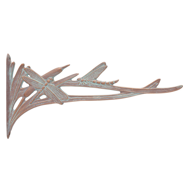Dragonfly Nature Bracket, Copper Verdi