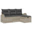 179cm Wide Patio Sofa with Cushions