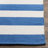 Brookvale Striped Handmade Flatweave Cotton Blue/Ivory Area Rug-17628173