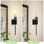 Applique murale 24 po à pile, applique murale rechargeable sans fil avec télécommande, lumière noire et dorée à intensité variable pour la chambre à coucher, le couloir, le vestibule, l'escalier, 2700K-1939029385