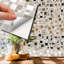 38.1cm W x 38.1cm L Aluminum Peel and Stick Mosaic Tile