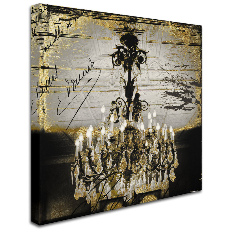 Jadaya «Chand 1», reproduction d'art sur toile tendue, H 14 po x l 14 po x P 2 po