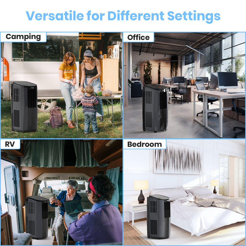 Tosot 10200 BTU Wi-Fi Connected Portable AC with Dehumidifier, Fan, for 400 Square Feet
