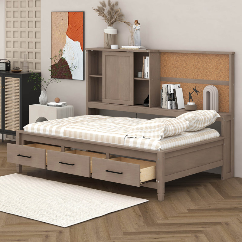 Lit Bertran, Bois antique