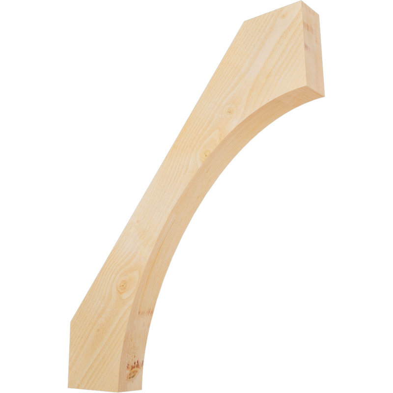 Attelle de genou Westlake, Sapin de Douglas, Scié brut, H 40 po x l 4 po x P 34 po