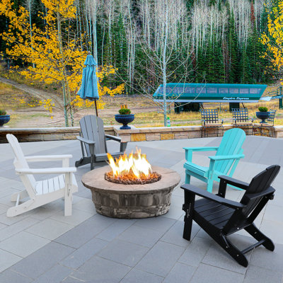 Farrahn Foldable Outdoor Adirondack Chair