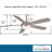 54" Lun Aire 5 - Blade LED Standard Ceiling Fan with Pull Chain and Light Kit Included-24834001