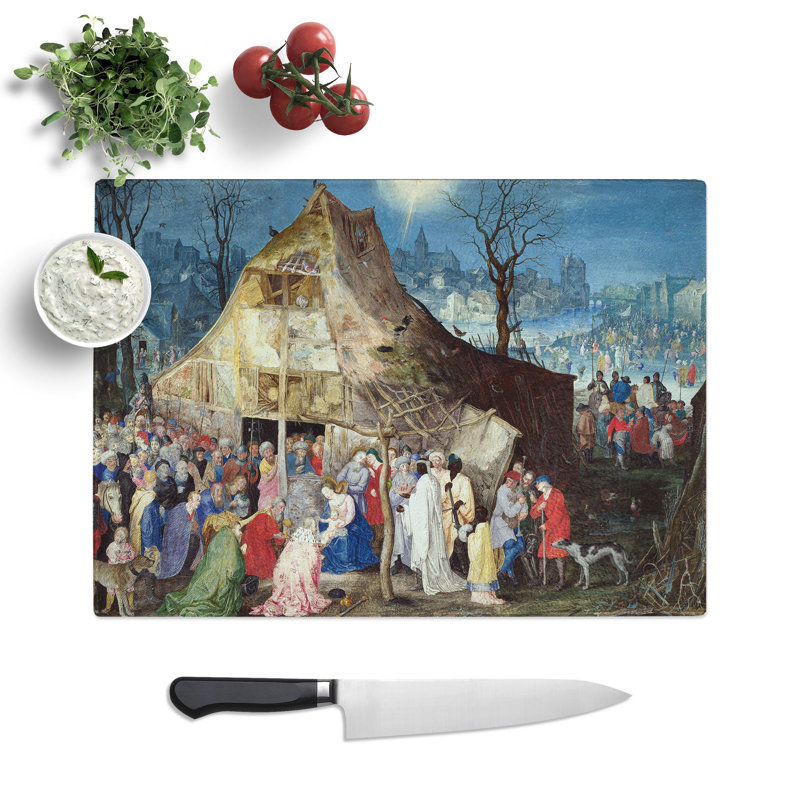 The Adoration of the Kings by Pieter Bruegel the Elder Chopping Board, 20cm W x 28.5cm L