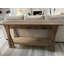 Console rustique en teck recyclé-105725673