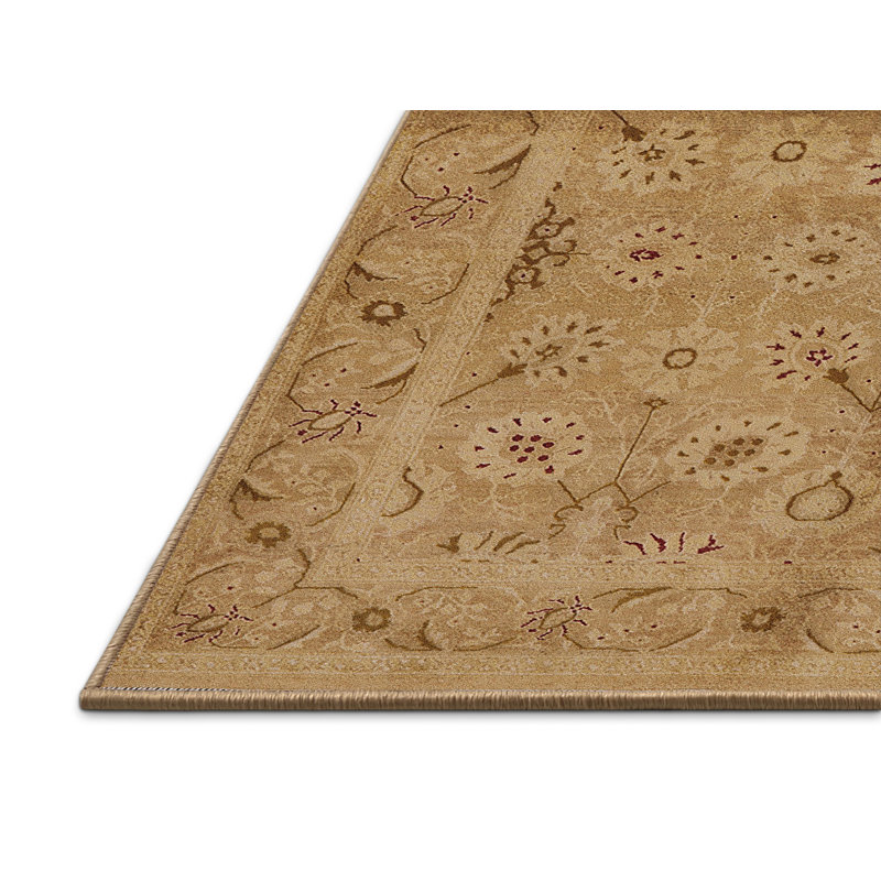 Tapis oriental beige Sighréf, Rectangle 6 pi x 9 pi