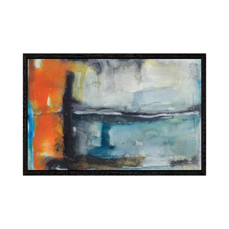 Surge by Michelle Oppenheimer - Painting on Canvas, 66.04 cm H x 45.72 cm W, Black Framed