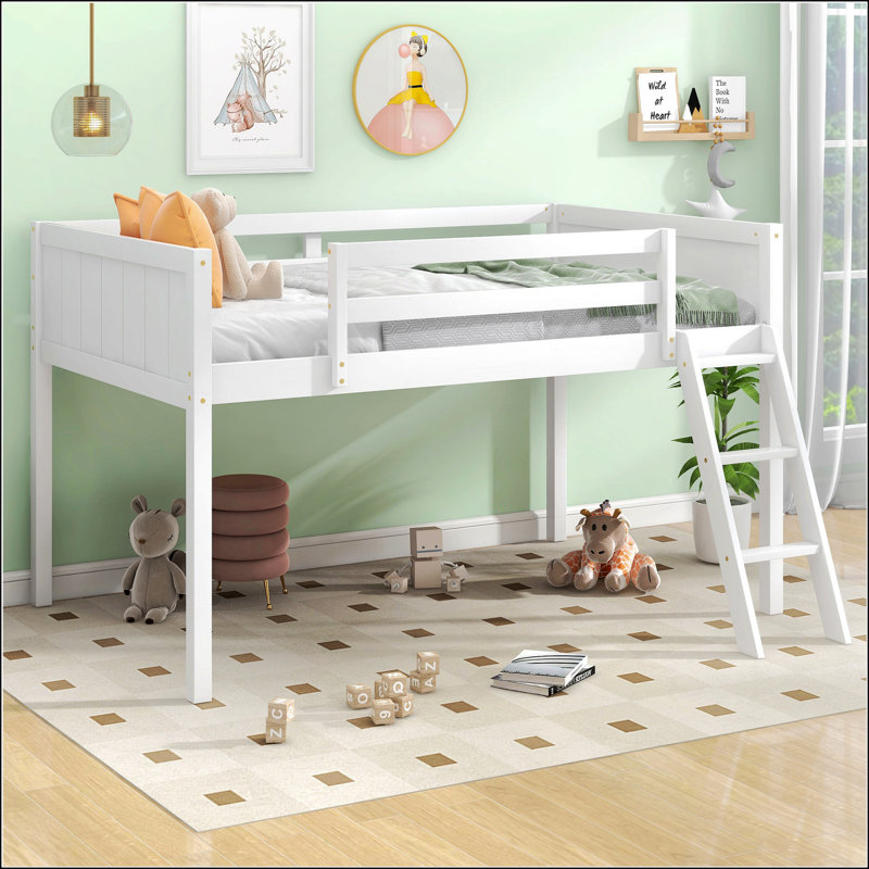 Lit pour chambre Kiersti, Blanc
