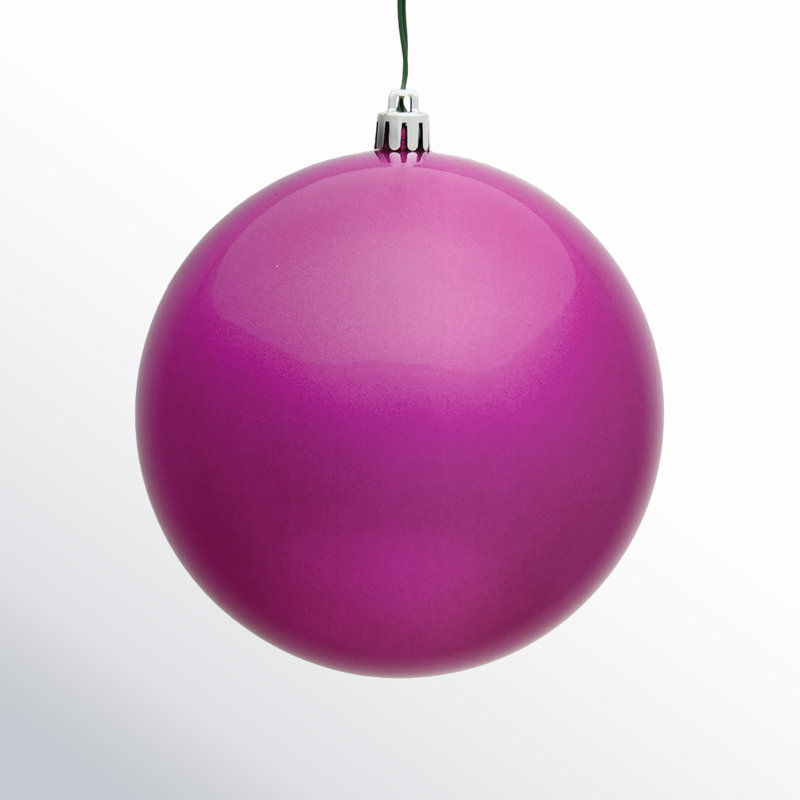 Ornement boule des Fêtes, Fuchsia