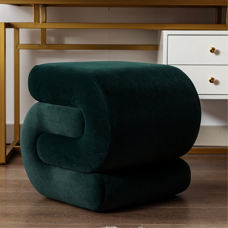 Repose-pieds Serpa, Vert foncé