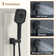 Revitalize 3-Function 12 Inch Wall Mount Rainfall Thermostatic Shower System with 6 Body Jets