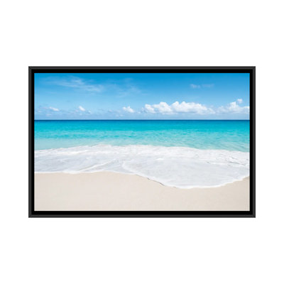 «Turquoise Water At Anse Georgette Beach, Praslin, Seychelles» par Jan Becke - reproduction de photo sur toile