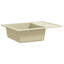 Belfry Kitchen Austin 440mm W Single Bowl Stone Kitchen Sink with 1 Faucet Hole-870520796