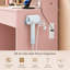 Meuble-lavabo de 31,5 po de largeur, miroir à DEL avec 3 modes d'éclairage, prise de courant et support pour sèche-cheveux pour petites filles-969889