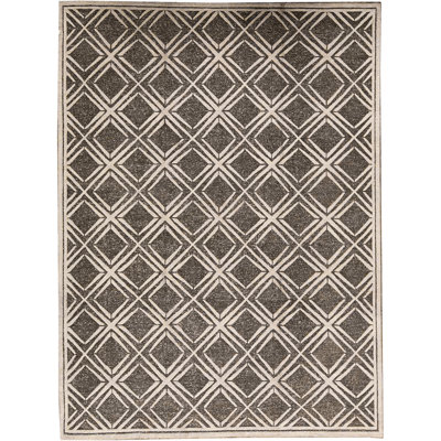 Hand Woven Cotton Geometric Area Rug