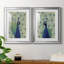 «Blue Peacock I», reproduction encadrée de qualité supérieure - prête à être accrochée-480692049-480692048