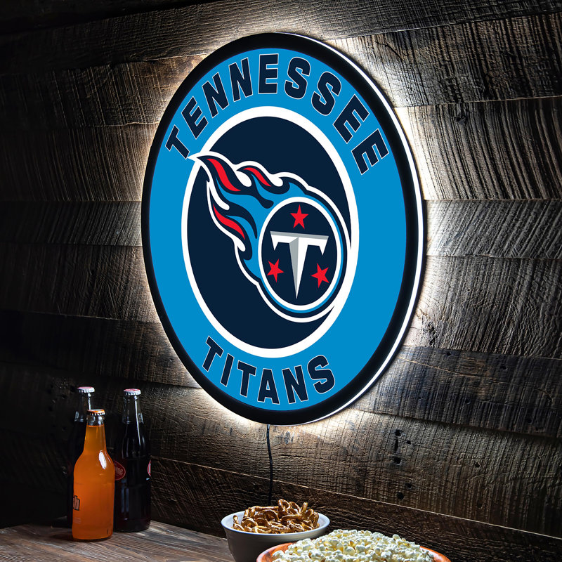 Plaque murale lumineuse NFL, Titans du Tennessee
