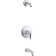 Kohler Alteo Rite-Temp Bath and Shower Valve Trim with Lever Handle and Spout, Less Showerhead