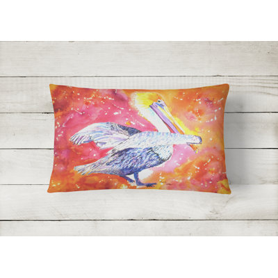 Outdoor Reversible Throw Pillow