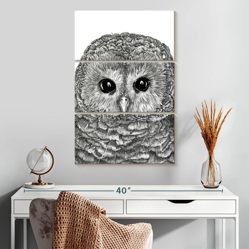 Petit hibou Brampt, H 32 po x l 20 po