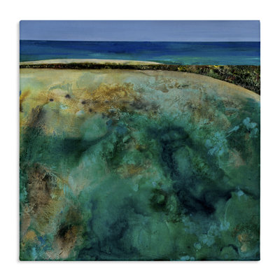 Beachy Maritime Landscape Canvas Wall Art by Ngo