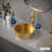 Karran Cinox 15'' Stainless Steel Circular Bathroom Sink-95277330