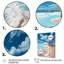 «Turquoise Miami Lifeguard Whispers I», reproduction sur toile-1711415047-1711415044