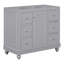 Meuble-lavabo gris 36 po (lavabo non inclus)