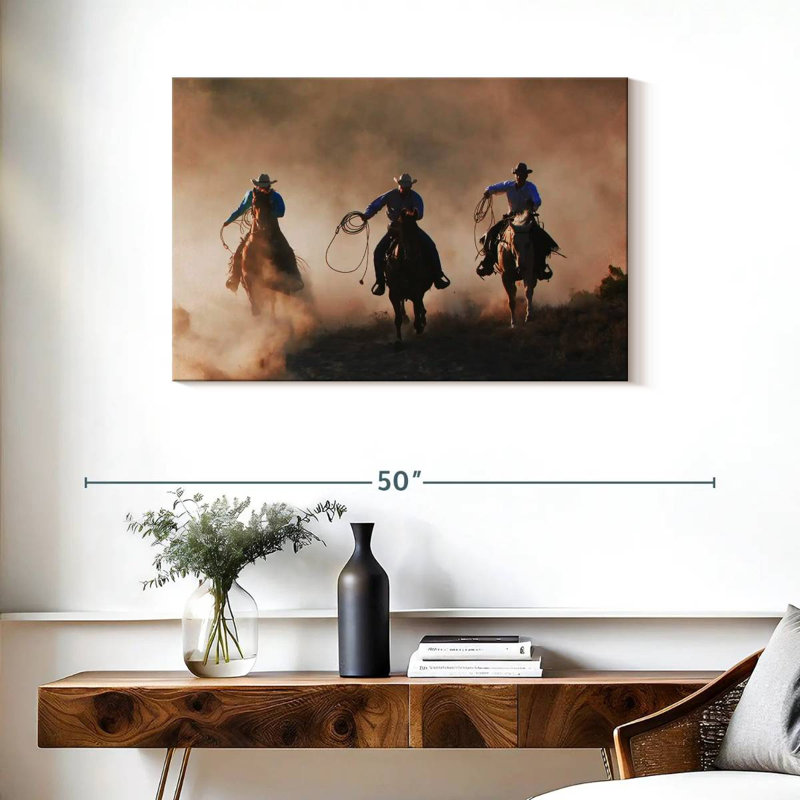 Lelar Western Sundown, H 24 po x l 36 po