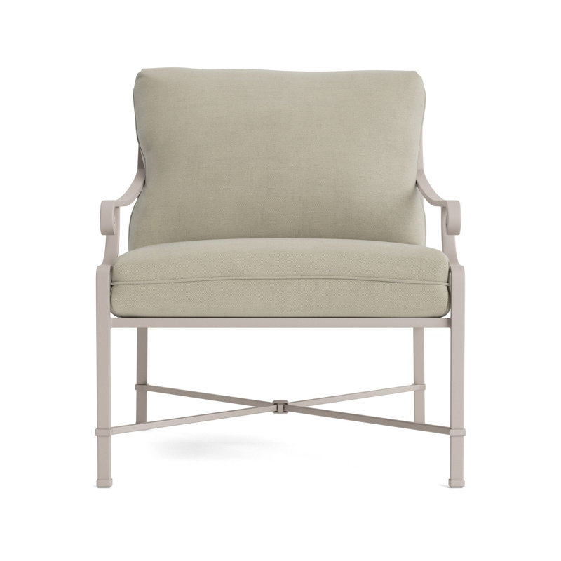 Venetian Outdoor Lounge Chair, Fusion Moccasian, Dove Smooth