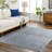 Cadle Rectangle Machine Woven Polypropylene Area Rug in Blue-70928025