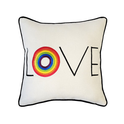 Ediehome Polyester/polyester Blend Throw Square Pillow Cover & Insert