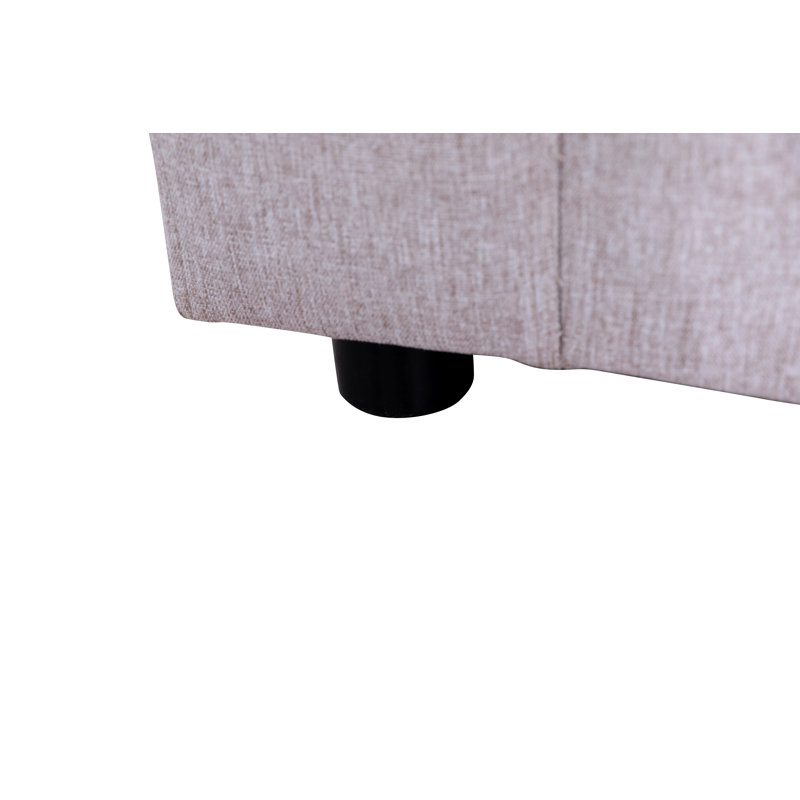 Elsea Upholstered 54'' Loveseat, Beige