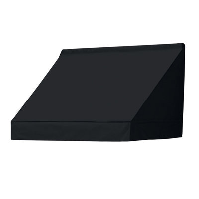 Auvent de fenêtre standard rétractable en acrylique tissé l 4 pi x P 2 pi Aw Awadings in a Box
