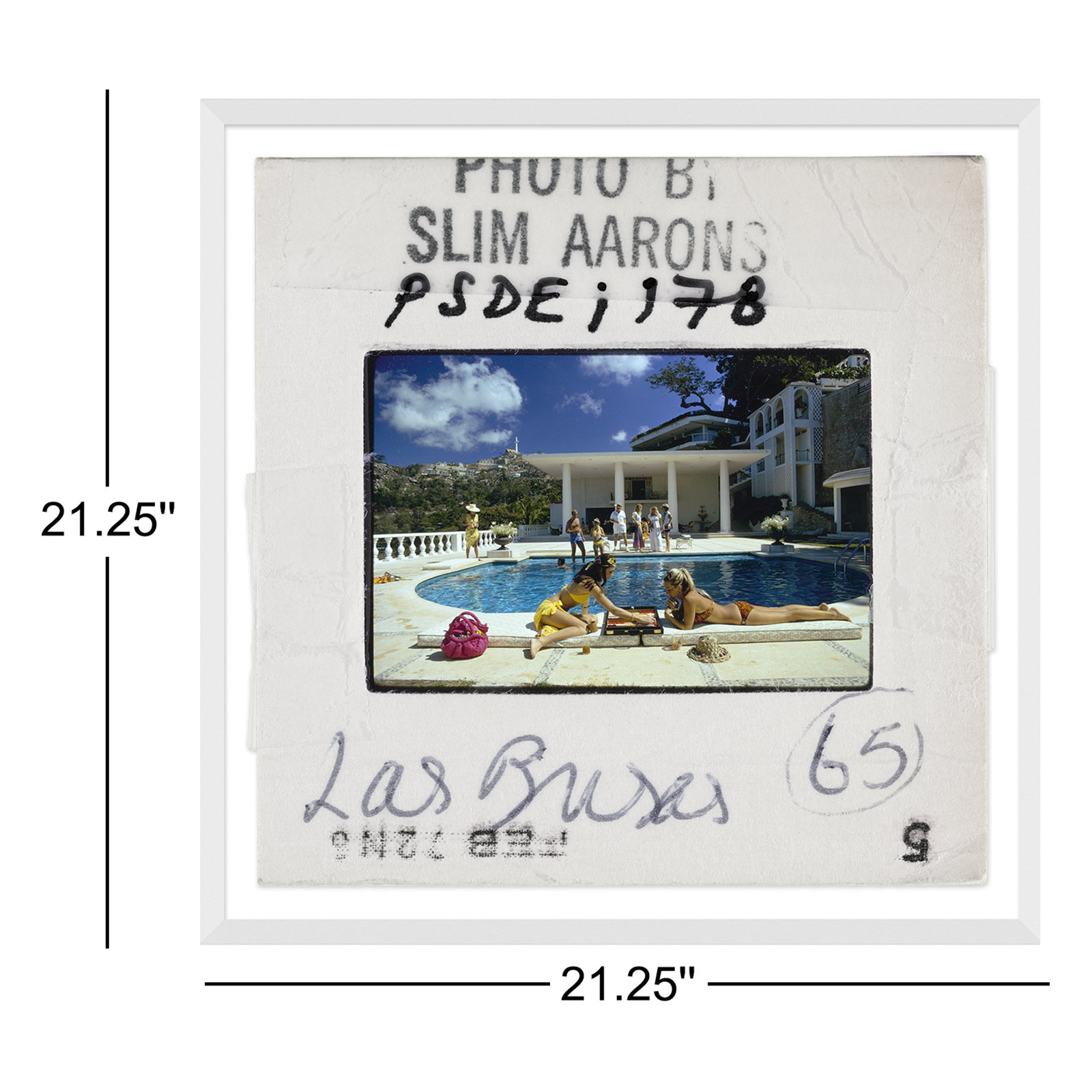 Slim Aarons "Poolside Backgammon" Photo Print