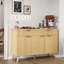 Buffet moderne cannelé avec tablettes réglables