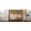 Console Trexm Daisy Series avec deux tiroirs et une tablette inférieure (naturel)-124923109