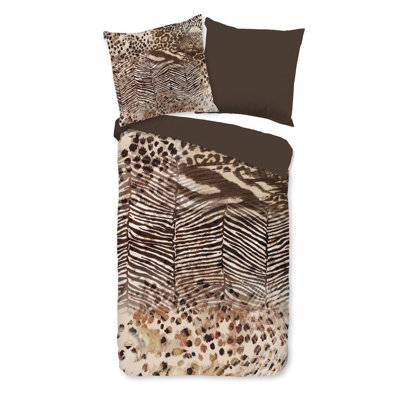 Cotton Abstract Duvet Cover with Pillowcases