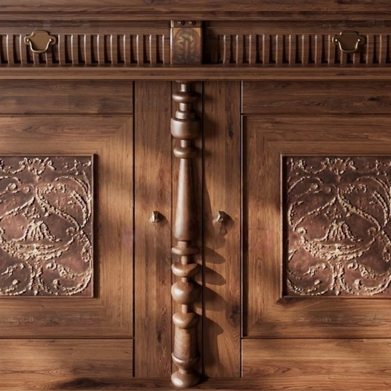 Buffet haut de gamme de style rétro